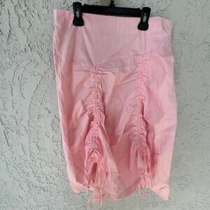 Y2k forever21 midi pink skirt